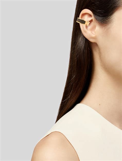 hermes ear cuff|authentic hermes earrings for sale.